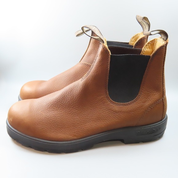 Blundstone 2247 Pebbled Leather Chelsea Slip On  Boot Brown US 11.5 AU 10.5 main image 5